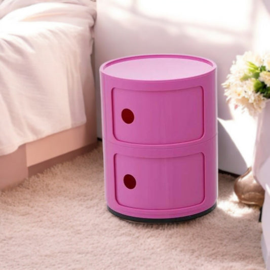 DRUM Cabinet with 2 Doors | Pink