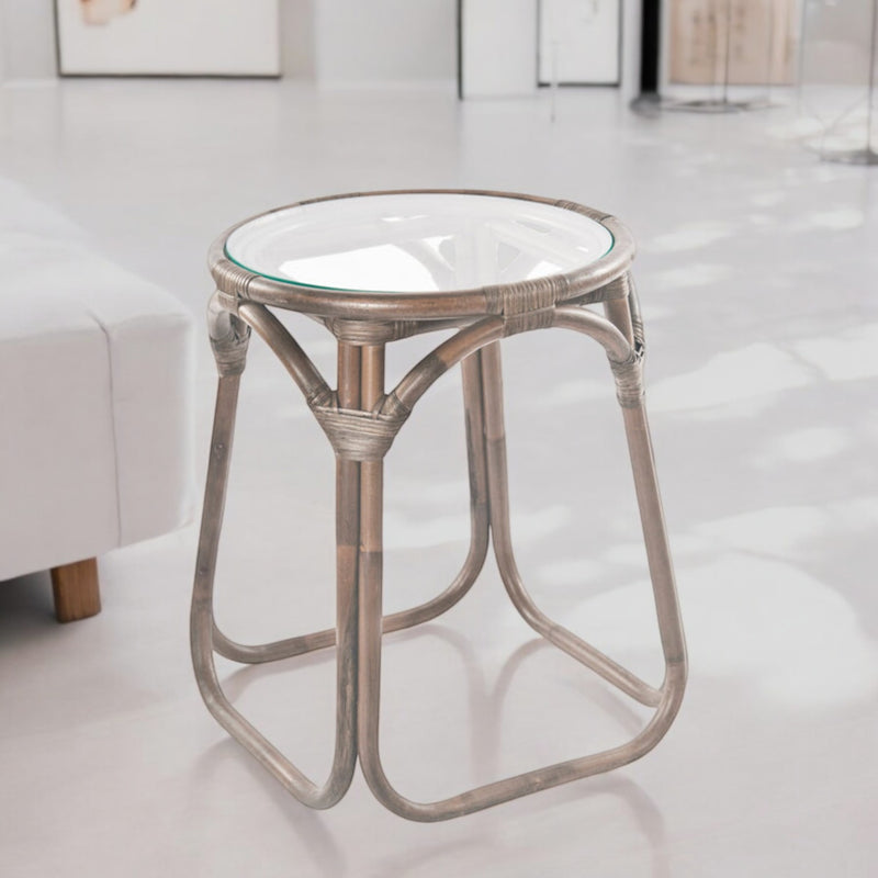 Marseille Rattan Side Table