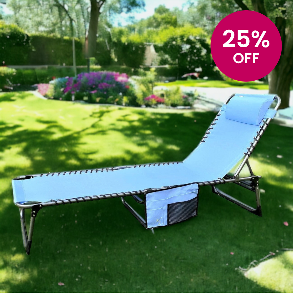 Foldable Sun Bed Lounger