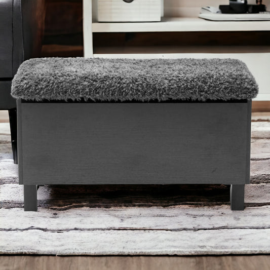 BOX Storage Chest with Bench Seat | Black