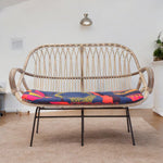 Lora Rattan 2-Seater Sofa