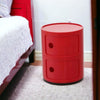 Drum Cabinet with 2 Doors | Red