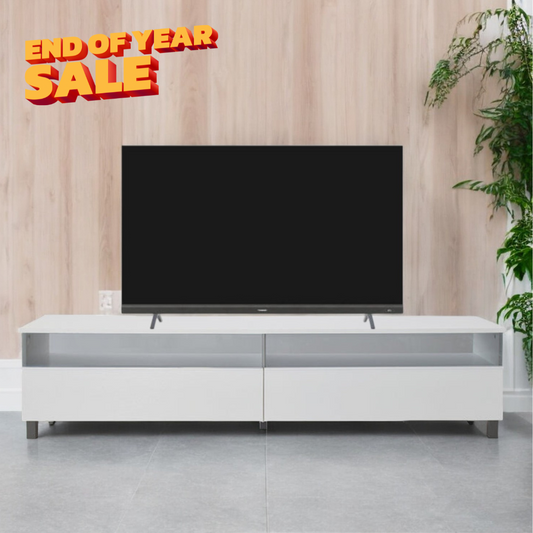 DECIBEL TV Cabinet | Glossy White