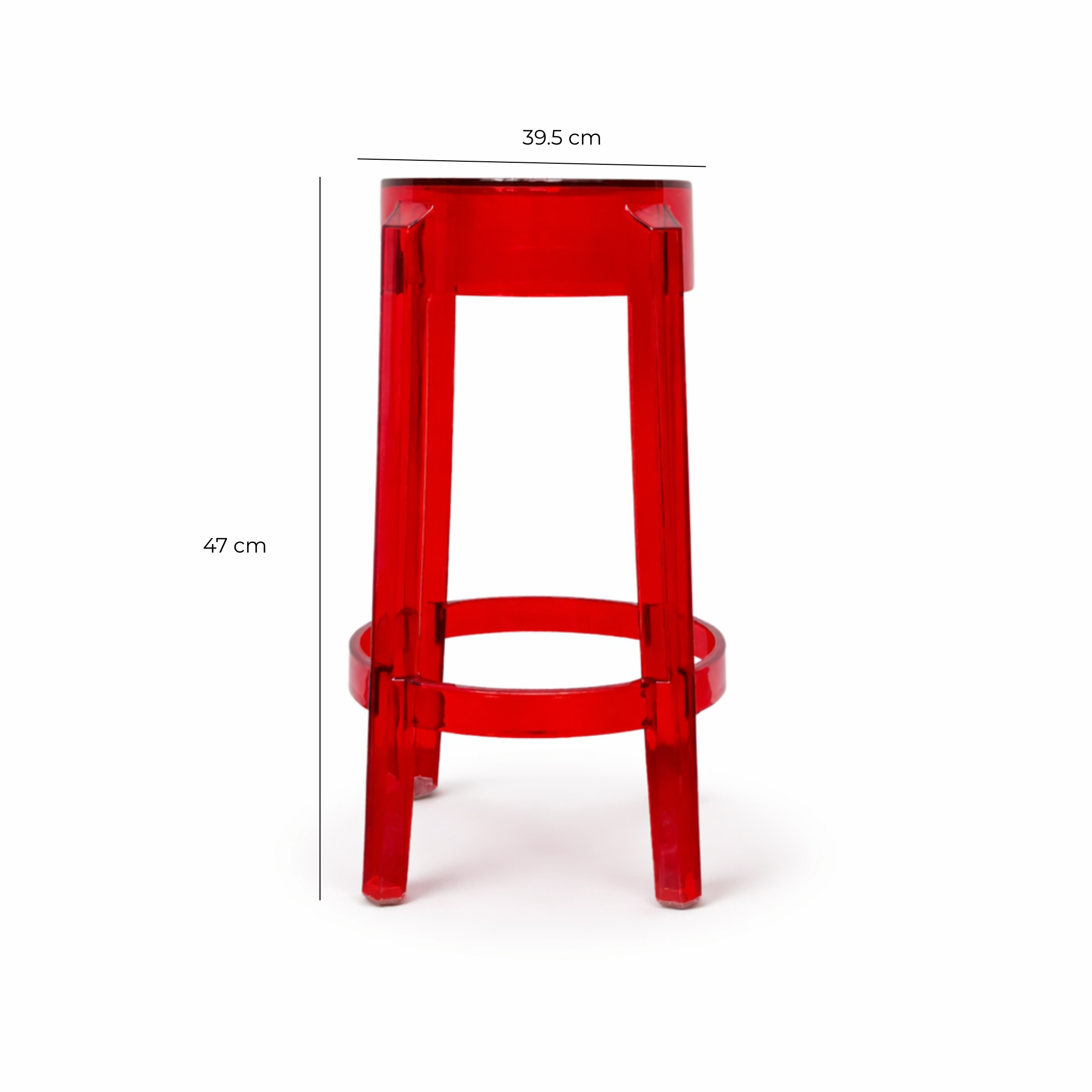 Transparent Ghost Stool