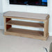 Cecilia Shelves Cabinet with Seat Cushion - Natural