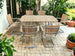 Pre Order - STOCKHOLM Outdoor Dining Set | Rectangular Table with 4 Chairs
