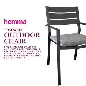 Narvik+Tromsø Outdoor Dining Set | 1 Dining Table with 4 Chairs