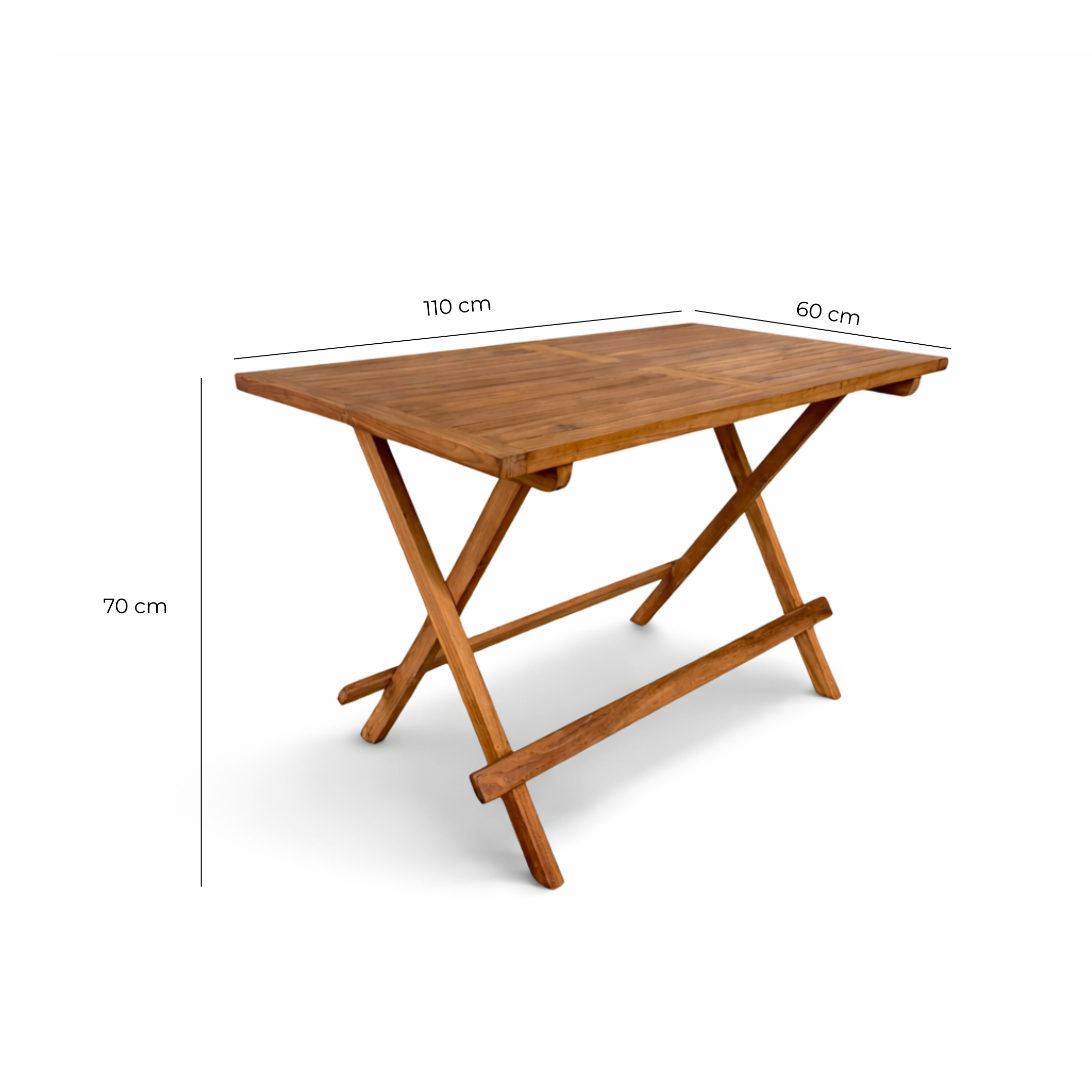 Orust Folding Teak Table