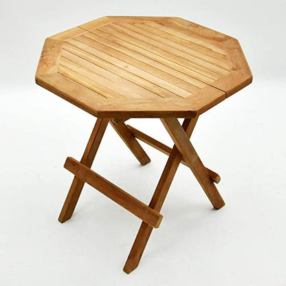 SKANÖR + CILACAP Octagonal (Teak Wood) | 2 Chairs with 1 Side Table