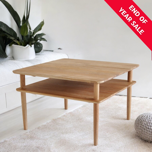 KING CROSS Square Oak Coffee Table