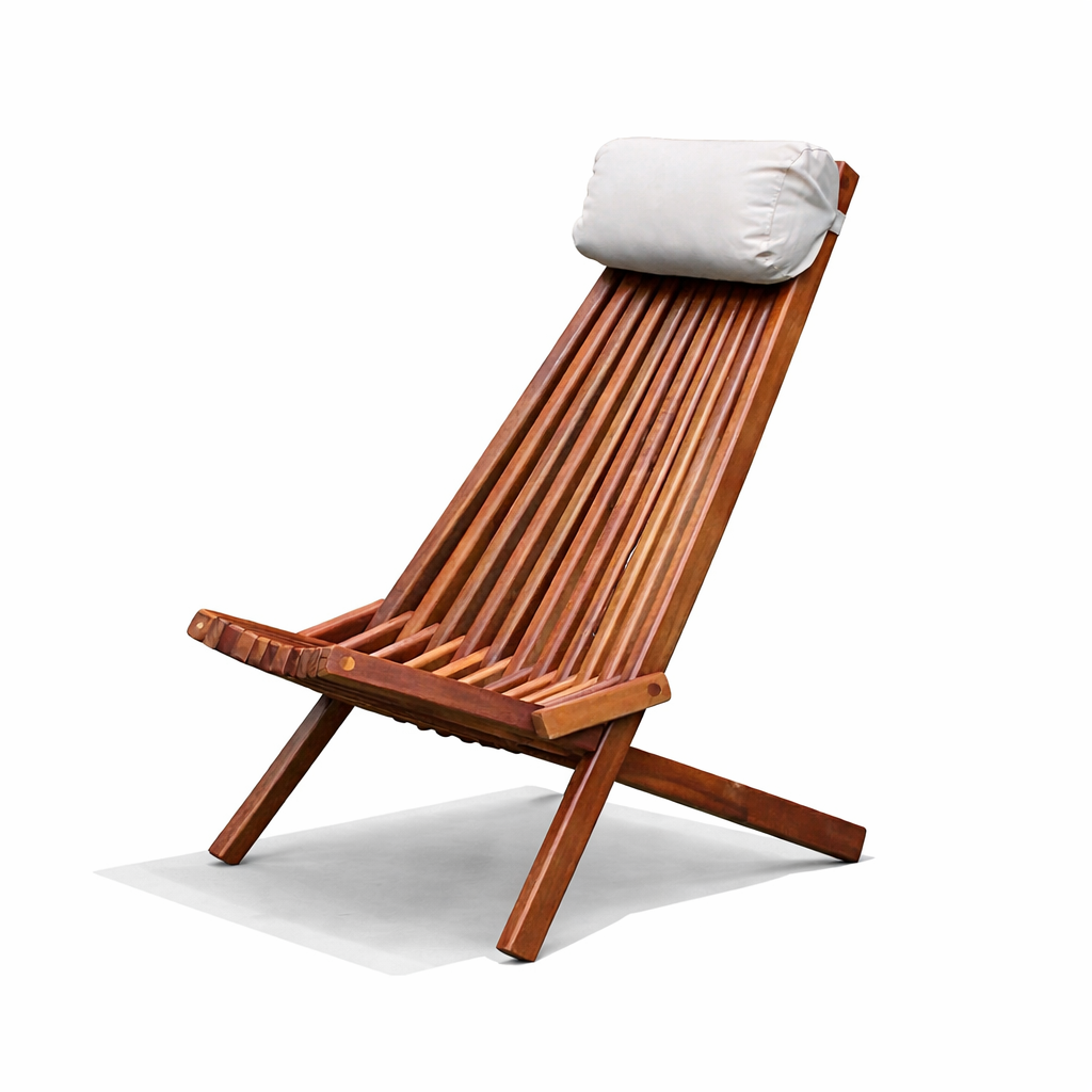 Acacia Wooden Folding Chair