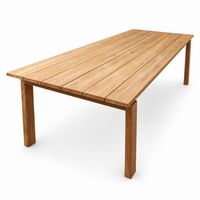 Arholma Teak Table + Java Folding Chair