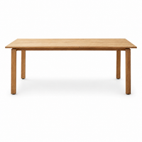 Arholma Teak Table + Java Folding Chair