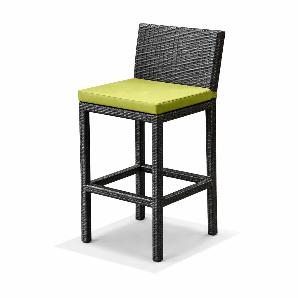 Alika Wicker Bar Chair | Outdoor