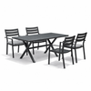 Narvik+Tromsø Outdoor Dining Set | 1 Dining Table with 4 Chairs