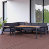 HAMNES Corner Sofa Set – Stylish and Comfortable Outdoor Lounge Furniture for Patio and Garden Spaces
