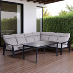 HÄRNÖ Outdoor Corner Sofa Set – Stylish and Cozy Modern Patio Furniture for Garden and Outdoor Lounging