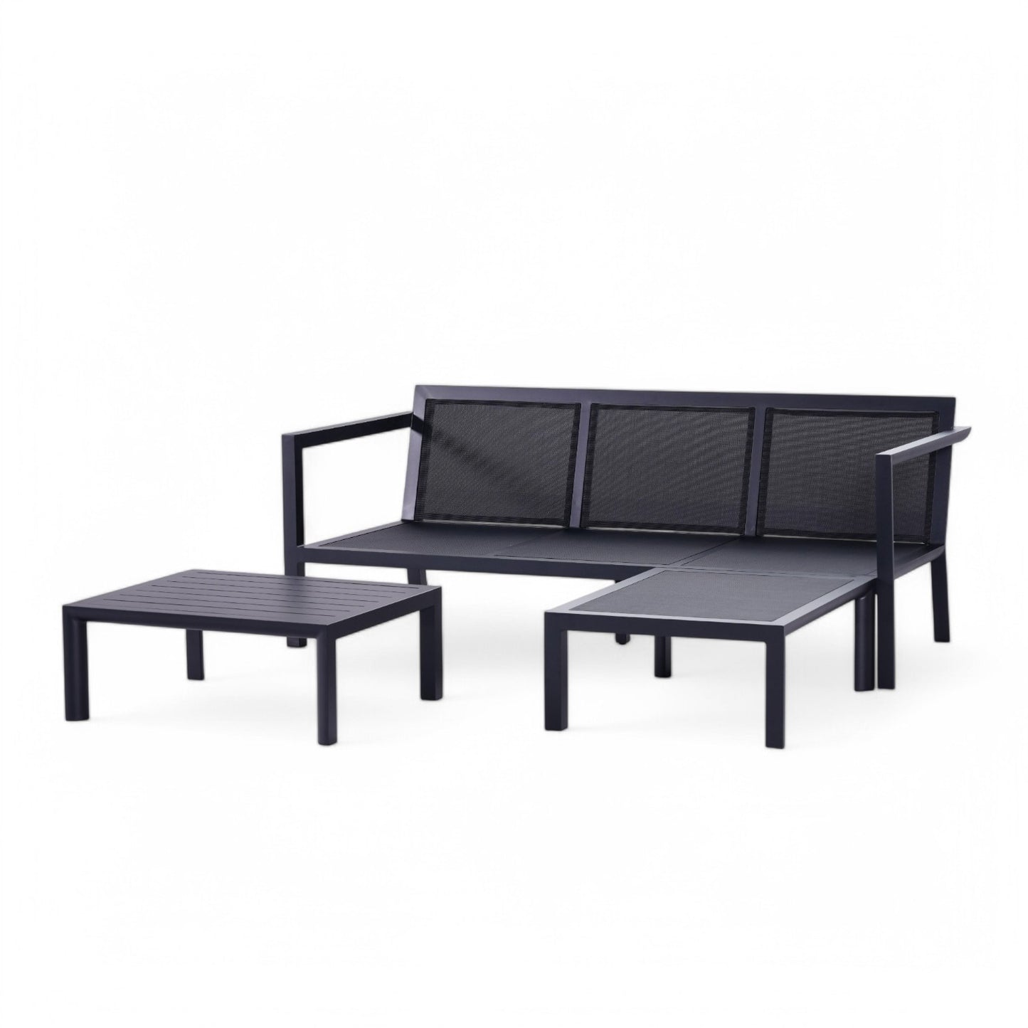 Hamar Outdoor Sofa Set in Gray – Modern and Stylish Patio Furniture for Garden or Terrace