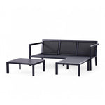 Hamar Outdoor Sofa Set in Gray – Modern and Stylish Patio Furniture for Garden or Terrace