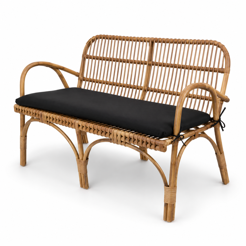 Honolulu Rattan Bench