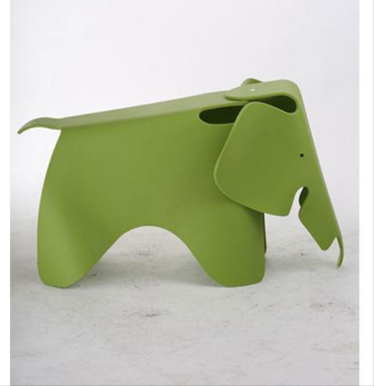 ELEPHANT Decorative Plastic Stool | Green