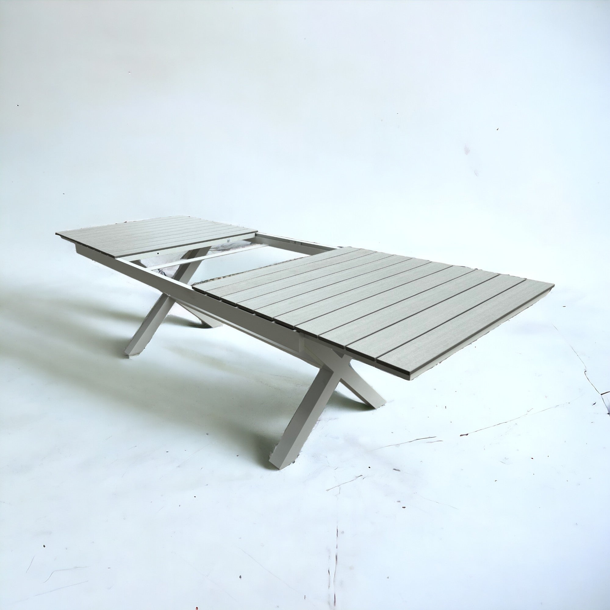 BOLOGNA Outdoor Dining Table (Extendable) | White