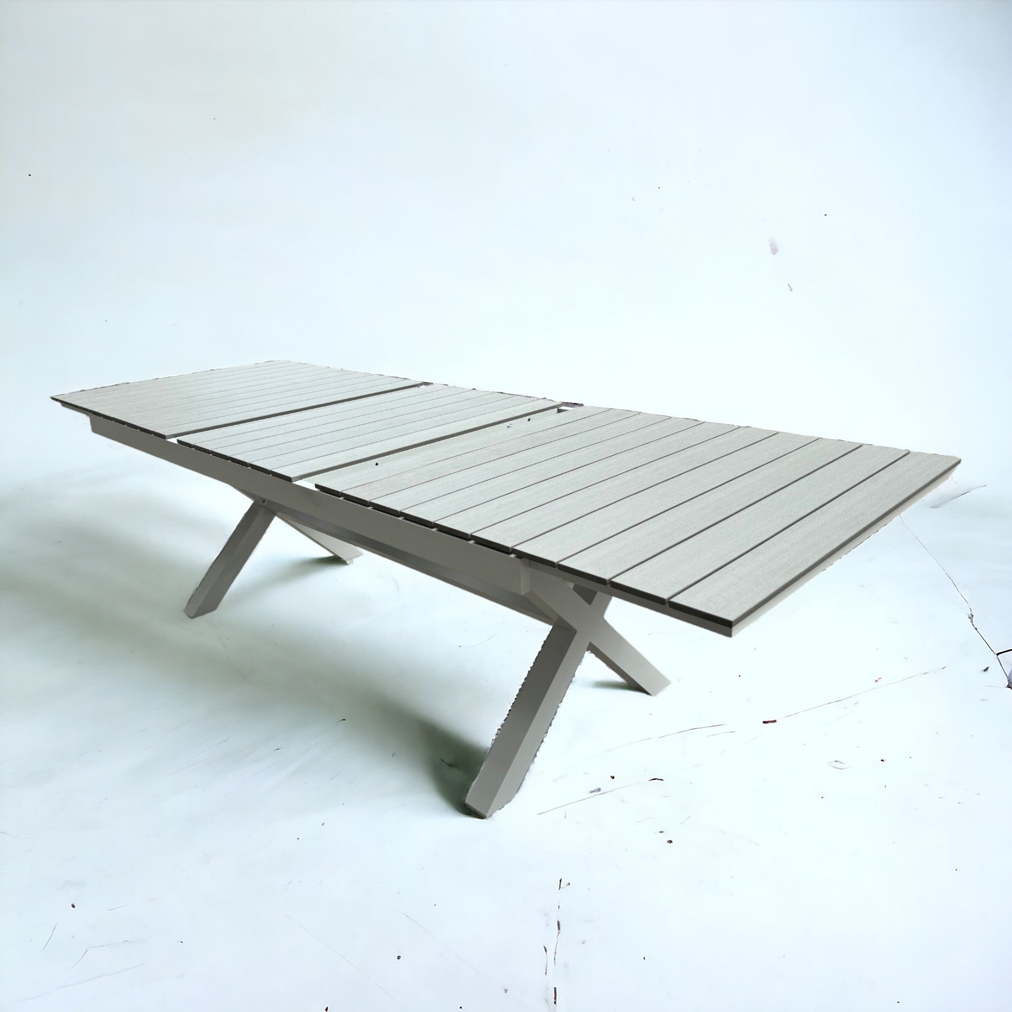 BOLOGNA Outdoor Dining Table (Extendable) | White