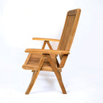 Michelle Reclining Chair | Teak Wood