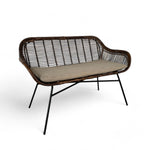 Fallon 2-Seater Rattan Sofa