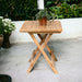 DENPASAR + CILACAP Square Table | 2 Wicker Chair with 1 Side Table