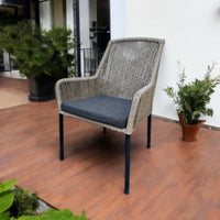KEDIRI-DENPASAR Terrace Set | 1 Side Table + 2 Armchairs