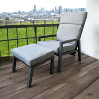 Lund Reclining Chair with Footstool