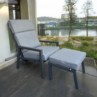 Lund Reclining Chair with Footstool