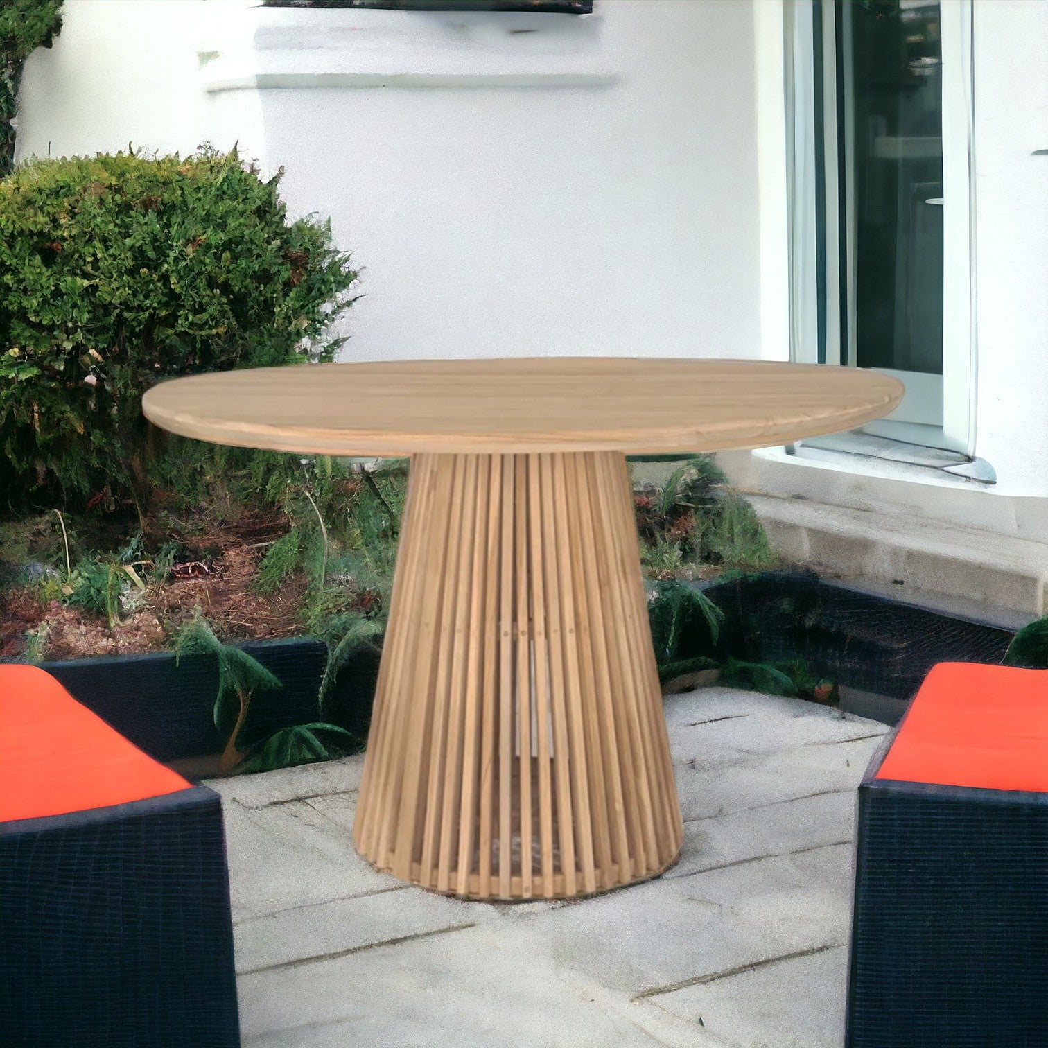 KEDIRI Round Table Outdoor Teak Table Hemma Online Furniture Store