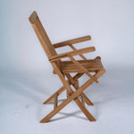 Java Folding Armchair + Java x-side table