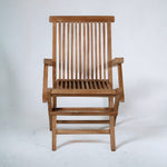 Java Folding Armchair + Java x-side table