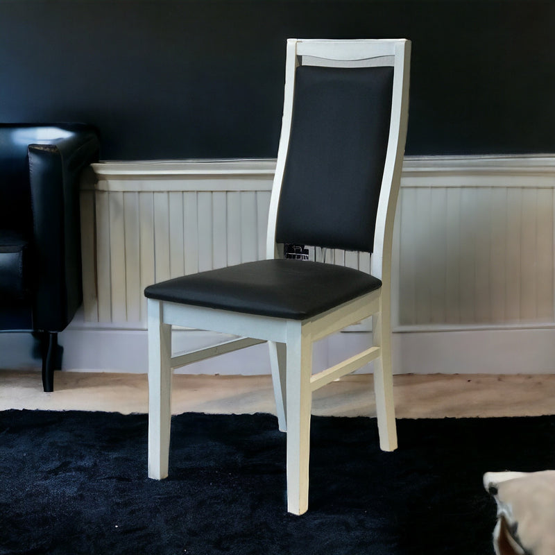 Landsort Dining Chair featuring a sleek, minimalist design with a sturdy wood frame and comfortable fabric upholstery, perfect for modern dining spaces.