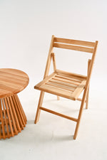 KEDIRI-PERTIWI SET | 2 Folding Chair with Side Table
