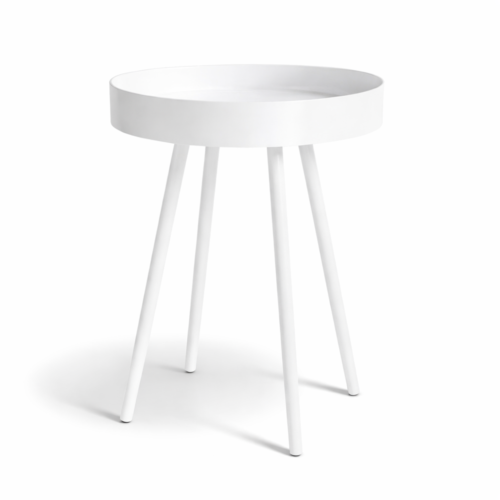 Beat Side Table With Detachable Serving Tray