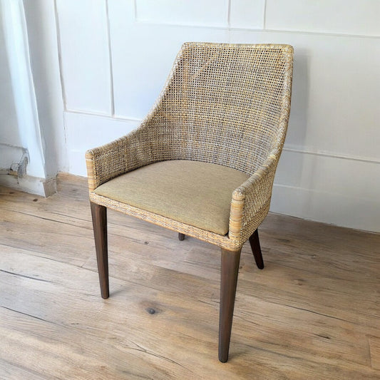 NASHVILLE Dining Chair | Rattan, Grey