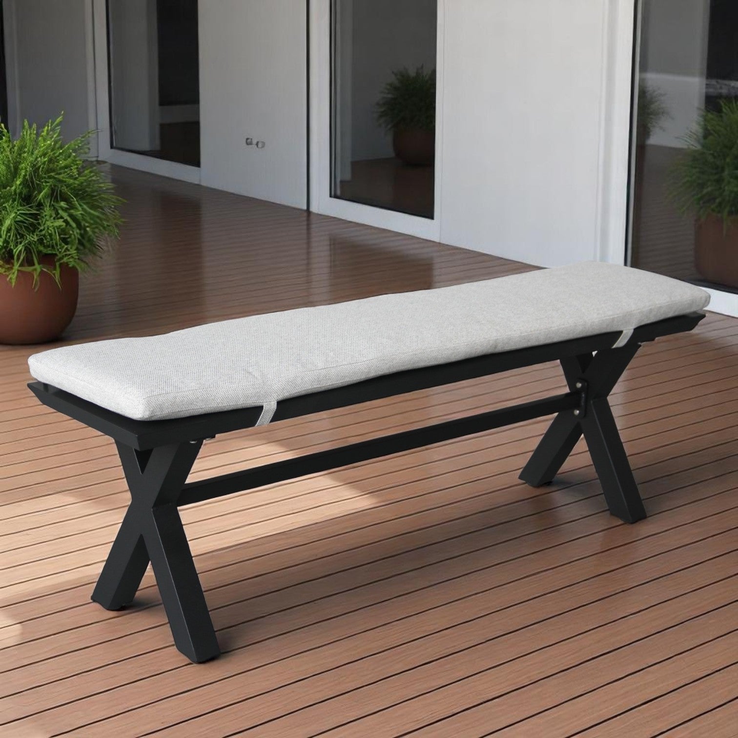 Bench Outside Store OSLO Outdoor Bench – Hemma Online Furniture Store Singapore