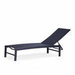 Skagen Sunlounger featuring a sleek and modern outdoor furniture design with a comfortable grey cushion, perfect for patio, poolside, or garden relaxation.