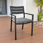 Tromsø Dining Chair featuring a sleek and modern outdoor furniture design, crafted from durable materials with a comfortable cushion, perfect for patio or garden settings.