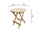 SKANÖR + PICNIC TABLE Outdoor Set | 2 Chairs with 1 Teak Wood Side Table (Octagonal)