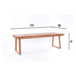Tretes Teak Outdoor Dining Table