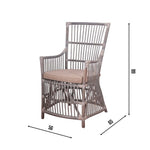 Anita Rattan Armchair with Cushion