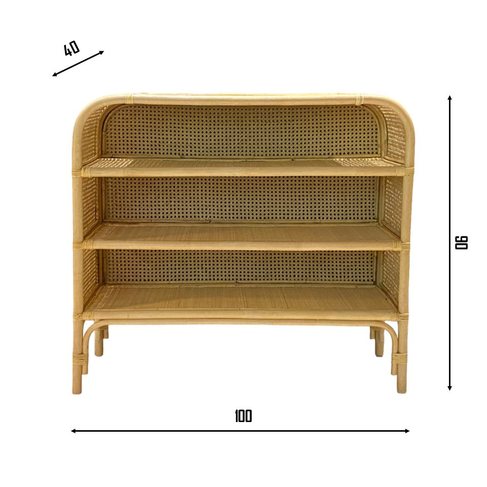 LATITUDE Curve Cabinet | Rattan