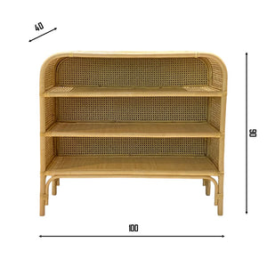 Latitude Curve Cabinet | Rattan