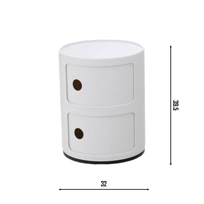 DRUM Cabinet with 2 Doors | White