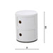Drum Cabinet with 2 Doors | White